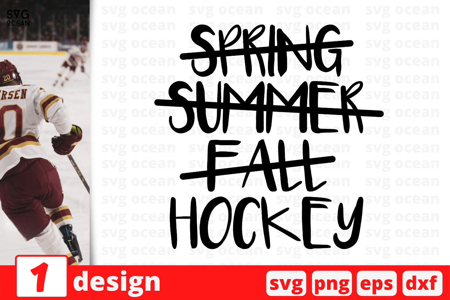 Download Spring Summer Fall Hockey Graphic By Svgocean Creative Fabrica PSD Mockup Templates