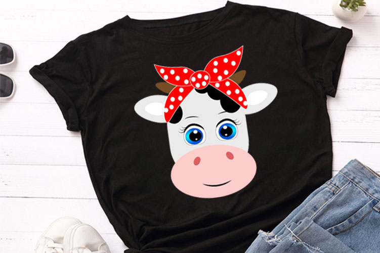 Pig Animal Face With Red Bandana Svg Graphic By Lillyrosy Creative Fabrica