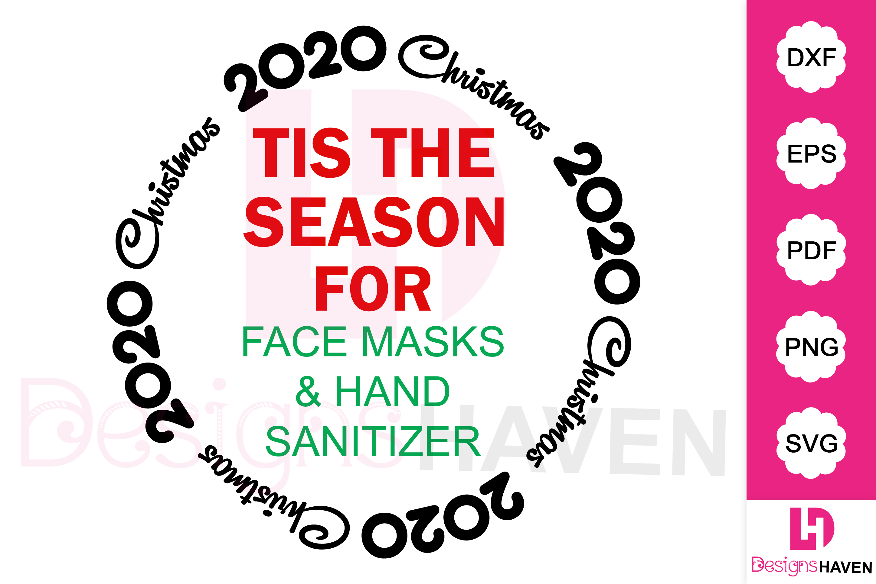 Download Tis The Season Christmas Svg Vector Art Graphic By Designshavenllc Creative Fabrica SVG Cut Files